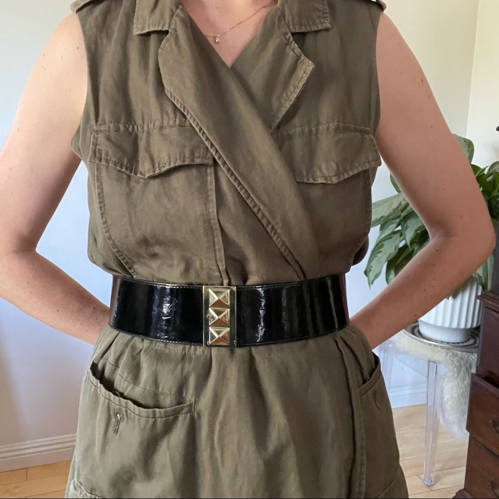 H&M Patent Leather Belt